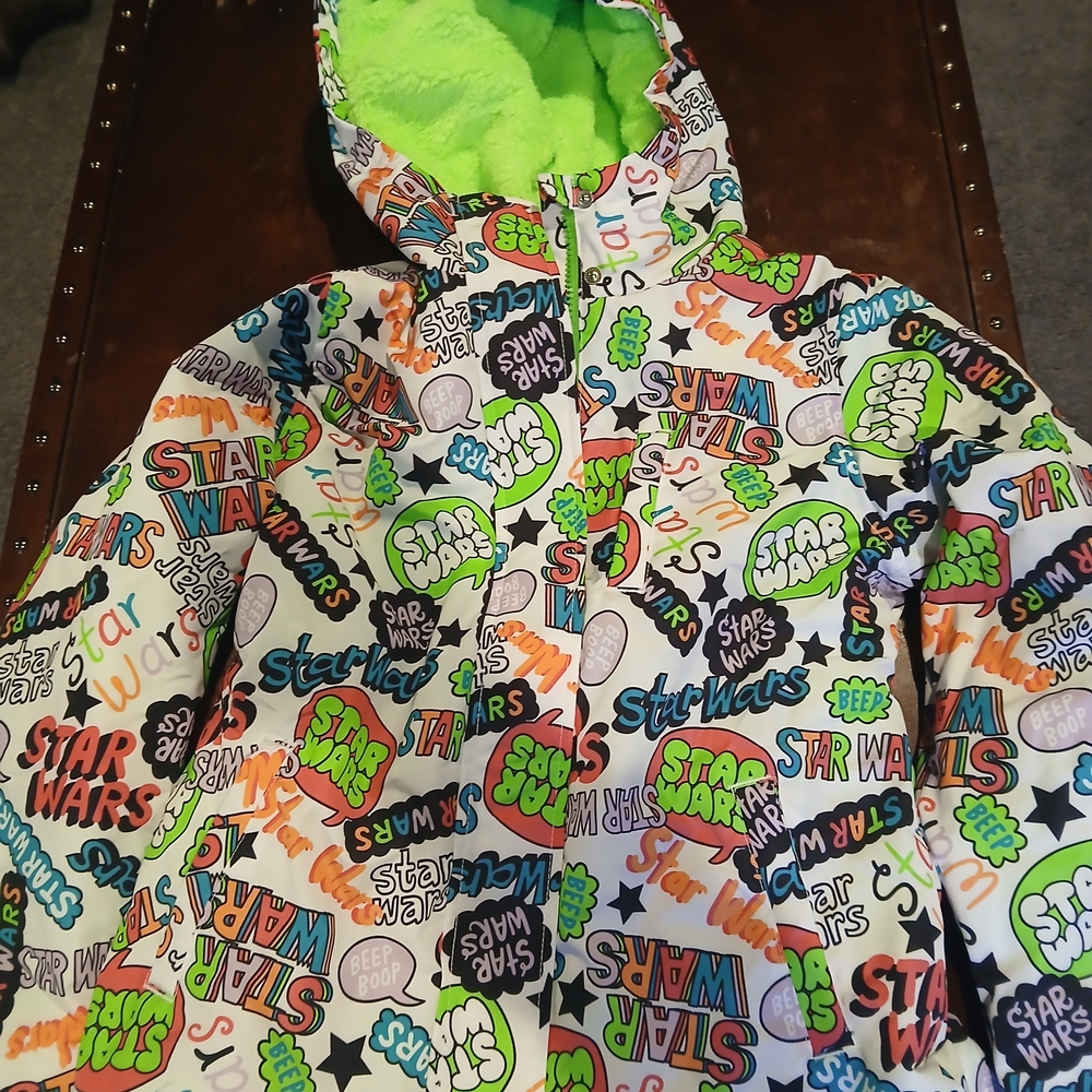 Amazon Essentials Star Wars Neon Green Fleece